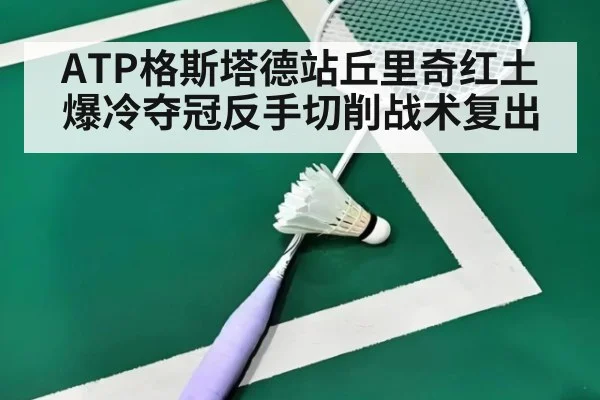ATP格斯塔德站丘里奇红土爆冷夺冠反手切削战术复出
